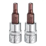 5/32" Hex Bit Socket 1/4" Drive Extension Bit Ratchet Wrench Accessories 2 Pcs