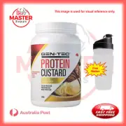 GEN TEC CASEIN CUSTARD PROTEIN SLOW RELEASE 1Kg