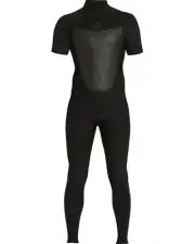 BILLABONG Men's 2/2 ABSOLUTE COMP BZ S/S Wetsuit - BLK - Medium Tall - NWT