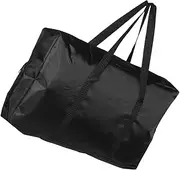 Toddmomy Grill Storage Bag Burger Grills Camp Stove Cases Camping Stove Carrying Case Duvet Storage Bag Cookware Cooking Bags for Oven Grill Tool Carry Bag Picnic Polyester Black