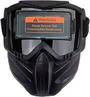 Welding Masque, Cutting Hood, Detachable Design, Fireproof Shield, Adjustable Style Ensures Secure Comfortable Fit, Anti Fog Face Cover, Ideal Industrial Work and Eye Protection