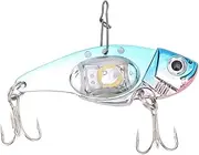 Luminescence Bait, Metal Underwater Light Hard Lure, Multifunction Fishing Bait Treble Hook, Replacement Fishing Bait Treble Hook Bait for Fishing Equipment