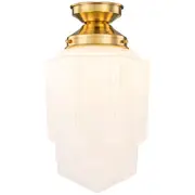 Northcote Art Deco Lighting DIY Brass Batten Fix Period Retro Lights