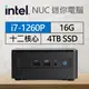 Intel系列【mini灰熊】i7-1260P十二核 迷你電腦(16G/4T SSD)《RNUC12WSHi70000》