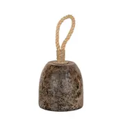 Door Stop Bell Short w/ Rope Handle 19cm Weighted Doorstop Home Floor Decor