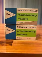 2 New Boxes Boots 24x36 super 35mm slide mounts Transparency Holders Box of 20
