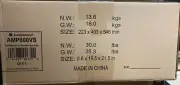 AudioSource AMP800VS Eight Channel Four Zone 40w/ch Power Amplifier