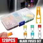 120Pcs Car Blade Fuse Assortment Assorted Kit Blade Car Truck Automotive Parts