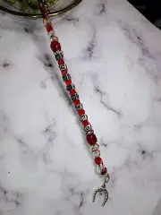 OHIO STATE BUCKEYES roach clip,Card Passer,MULTI USE-w/HORSESHOE charm