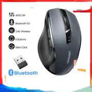 Wireless Mouse Bluetooth5.0 Mouse Ergonomic 4000DPI 6 Mute MousePC 2.4G Mice LOT