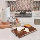 Wood Serving Board with Cheese Slicer Cheese Cutter Multi Purpose Butter Dessert
