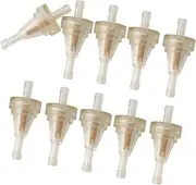 Vsenkes 10 Pieces Motorcycle Inline Fuel Filtering Cups Replacing Easy Installation Repair Part for Snowmobile ATV Dirt Bike UTV