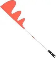PAMINGONO Bike Safety Flag Curved Wavy Design Fiberglass Pole Kids Bike Trailer Safety Essential