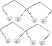 4pcs Dimple Trainer Cheeks Clip Dimples Trainer for Cheeks Face Dimples Trainer Dimples Maker for Cheeks Metal Dimples Maker Face Dimples Exerciser Dimples Maker Clip Facial Tool