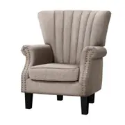 Armchair Lounge Chair Accent Chairs Armchairs Fabric Single Sofa Beige