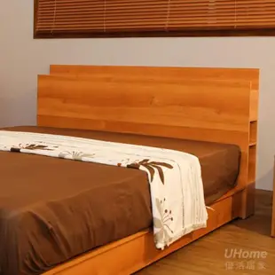 UHO 日式收納3.5尺單人床頭片-胡桃、原木色