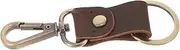 [FOMIYES] Retro Leather Keychain Pendant for Bag Vintage Cowhide Handbag Charm Key Ring Unique Stylish Keychain Decor Durable Leather Construction