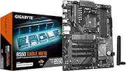 GIGABYTE B550 Eagle WIFI6 Motherboard - AMD Ryzen 5000 G-Series CPUs, 10+3+1 Phases VRM, up to 3200MHz DDR4, 1xPCIe 4.0 + 1xPCIe 3.0 M.2, 1GbE LAN, WiFi 6, USB 3.2 Gen 2