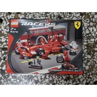 在飛比找蝦皮購物優惠-LEGO ferrari 8375 維修站pit