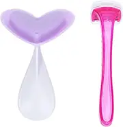 OFFIGAM 1Set Ladies Trimmer Creative Silicone Bikini Shaver for Women Color Hair Removal Tool for Sensitive Areas Easy to Use present for Friends