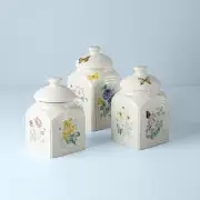 Lenox Butterfly Meadow 3-Piece Canister Set ~~ NEW ~~