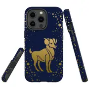 For Apple iPhone 13 Pro Max Case, Armour Back Cover, Aries Drawing