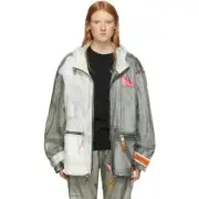 Heron Preston Exclusive Jump Jacket XXS Oversized Unisex Gray NWT Grail!