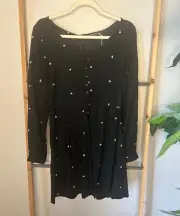 NWT Obey No89 Tyler long sleeve mini dress small