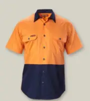 Hard Yakka Koolgear Short Sleeve vented Drill Shirt Y07559 M medium