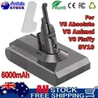 6000mAh Battery For Dyson V8 SV10 V8 Absolute V8 Animal Motorhead Vacuum Cleaner