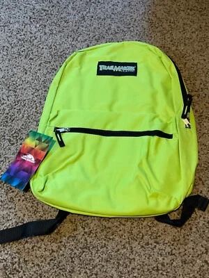 New Trailmaker Classic 17” Backpack w/Adjustable Padded Shoulder Straps. Lime