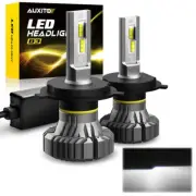 Fanless H4 9003 LED Headlight Bulbs Auto Conversion Kit High Low Beam 100W White (for: Smart)