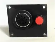 Battery Tester Low Voltage Detector Level Alarm Monitor wired w/ Mute + Wires