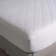 Mattress Protectors - White, Double, Luxury Cotton