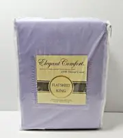 Elegant Comfort 1500 Thread Count King Flat Sheet Lilac 105" X 102"