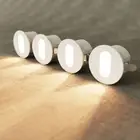 4X LED Recessed Light Stair Step Light 1W Indoor Mini Wall Lamp Warm White White