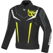 Radic Evo Plus Black White Yellow Grey Waterproof Textile Motorcycle Jacket