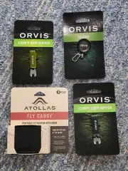 Orvis & Atollas Fly Fishing Accessory Pack, Zinger, Nipper, Caddy