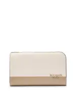 kate spade new york Devin Colorblocked Saffiano Leather Medium Bifold Wallet