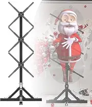 3D Holographic Fan Splicing Projector with Stand Set, LED Light Christmas Tree Holographic Fan, Support WiFi and Bluetooth, Suitable for Halloween, Christmas and Shows, Stores, Party Events,65cm