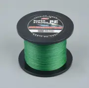PE Braid Fishing Line Abrasion Resistant 30 40 45 50 60 70 80 85LB 1000M Green