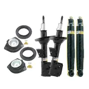 Front + Rear Shock Absorber Strut Mount Bearing Kit for Nissan Tiida C11 06-13