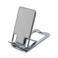 在飛比找燦坤線上購物優惠-Kavalan 鋁合金隨身折疊手機平板支架-灰(95-FSD