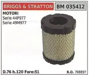 Air Filter Briggs&stratton Lawn Mower Lawnmower Series 44P977