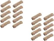 Toddmomy 2sets Infiltrated Wax Rope Camping Fire Pit Outdoor Camping Light for Tent Twine Rope Hiking Rope Fire Starter Rope Rope Fire Starter Rope Lighter Light Brown 10pcs*2
