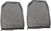 Outdoor Protection Hat 2 Pack Non-Elastic Netting Black Beekeeping Head Hood for Ears Neck