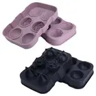 1x Silicone Ice Ball Tray Easy Release 6 Holes Freezing Form Maker for Chilling