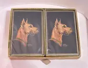 Gladys Emerson Cooke Dog Trade Playing Cards Canasta Double Deck NOS Unopened