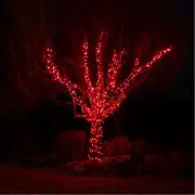 200 LED 20.9M Red Solar Christmas Wedding Party String Lights