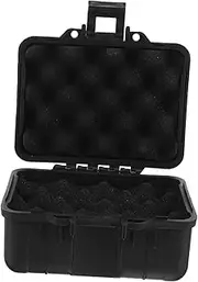 Box Instrument Case Pouches Mini Kit Waterproof Storage Case Waterproof Bag Waterproof Phone Pouch Travel Bottles Plano Storage Container Gear Tool Bags Emergency Lid Plastic Black